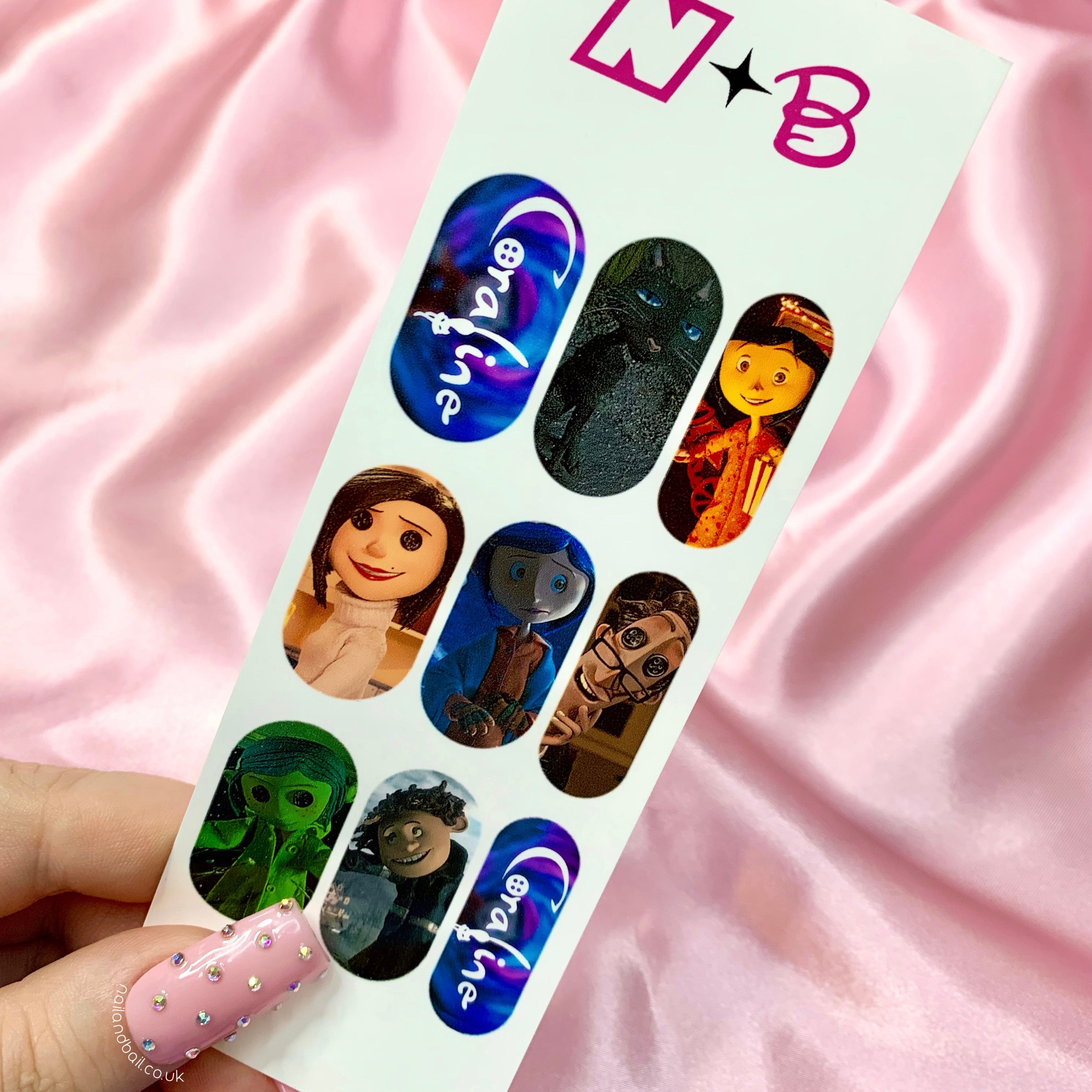 Coraline Nail Decals